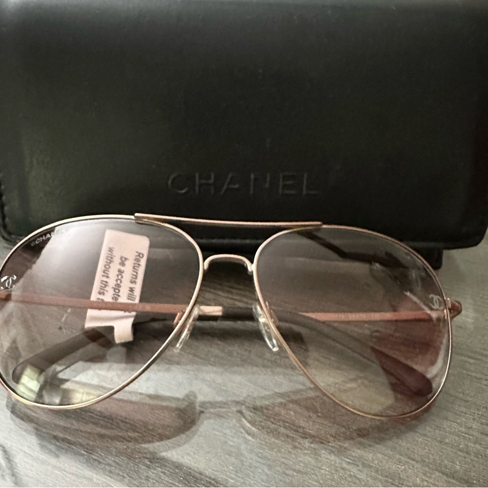 Chanel Black Leather Case